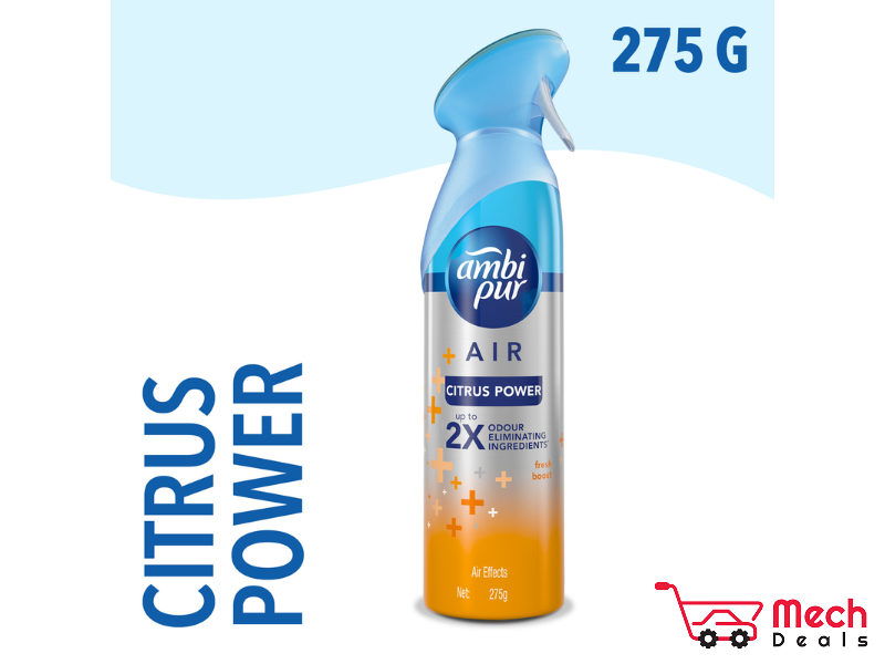 Air Efffects Citrus Power Odour Eliminating (Fresh Boost) Air Freshener  Spray (275 G)-APSCITRUS-Ambi Pur