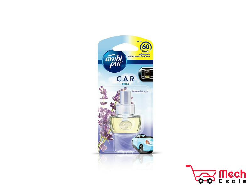 Ambi Pur Lavender Spa Car Air Freshener Refill (7.5 Ml)