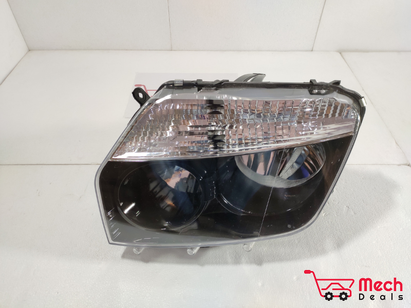 Renault Duster Head Lamp Black, Left