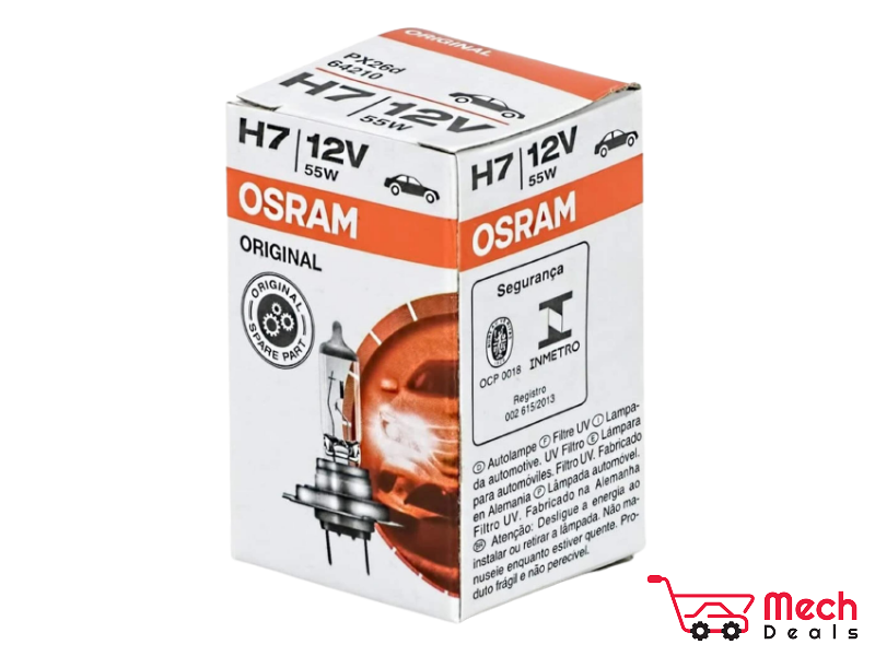 H7 Halogen Bulb 12V 55W (Single Bulb)