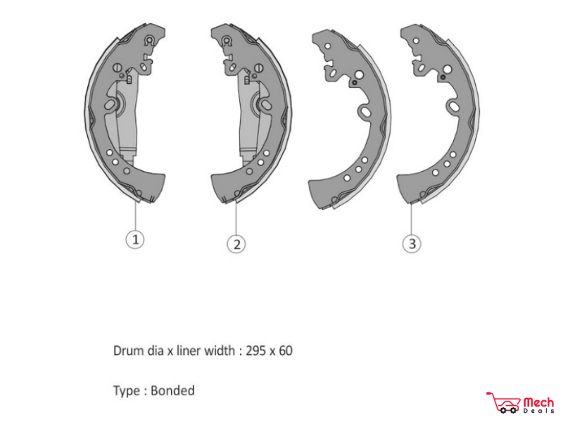 Safari/Xenon Brake Shoe Lining Kit