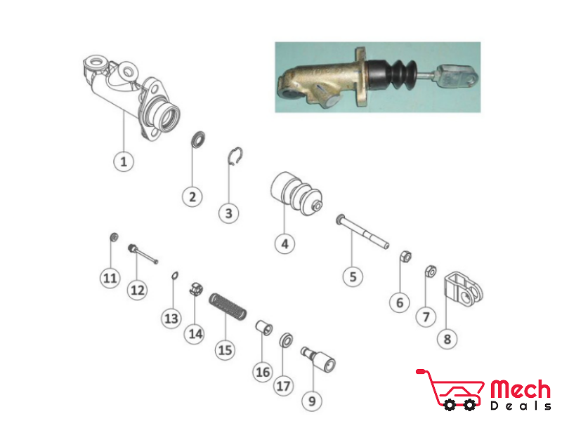 Clutch Master Cylinder Assembly For Tata Sumo