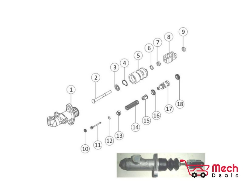 Clutch Master Cylinder Assembly For Tata Safari Dicor