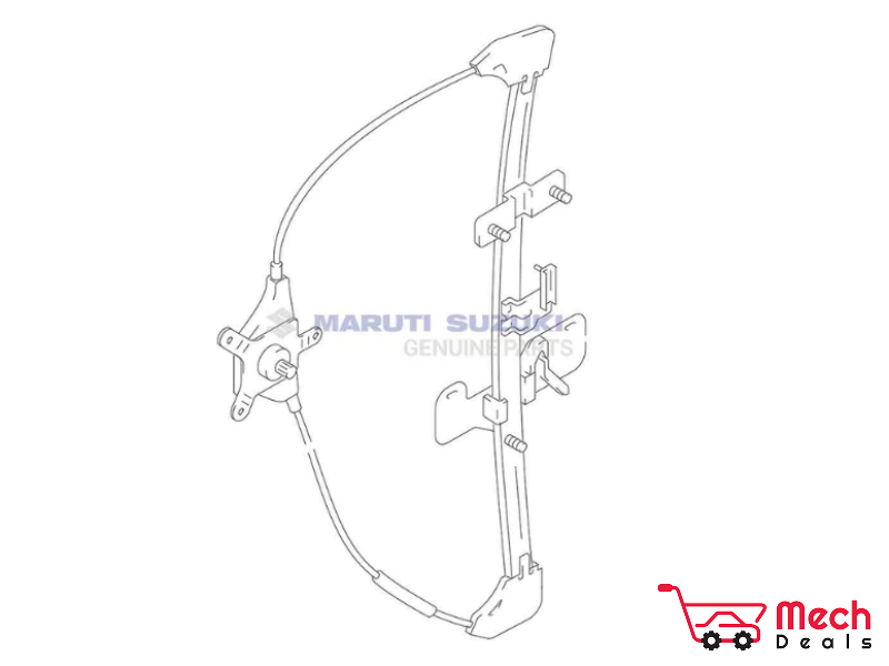 Regulator Assy_ Rear Window Rh