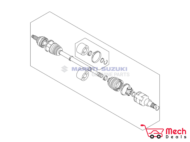 Front Drive Shaft Assembly (Right)