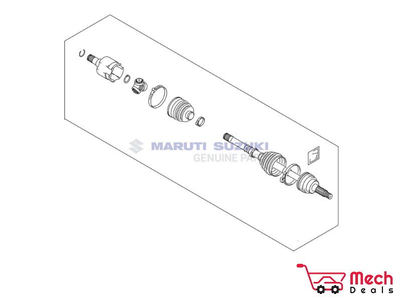 Front Drive Shaft Assembly (Left)
