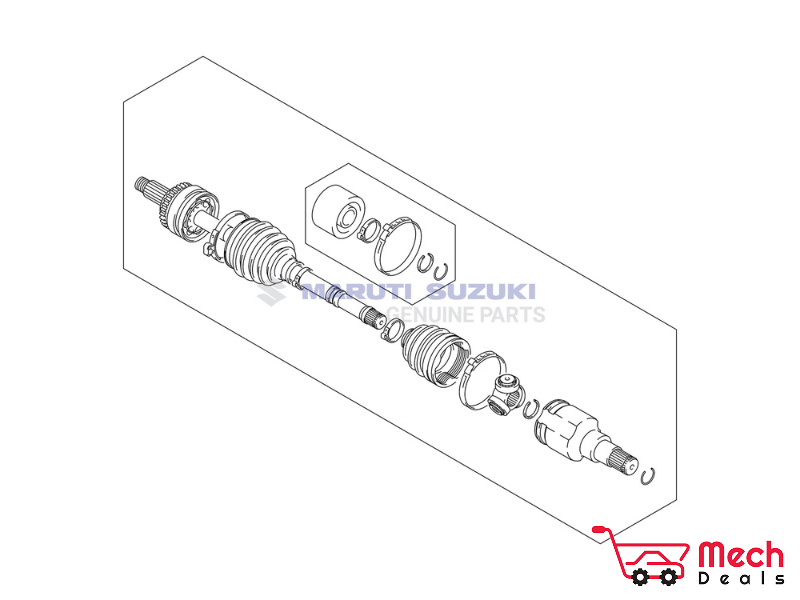 Front Drive Shaft Assembly (Right)