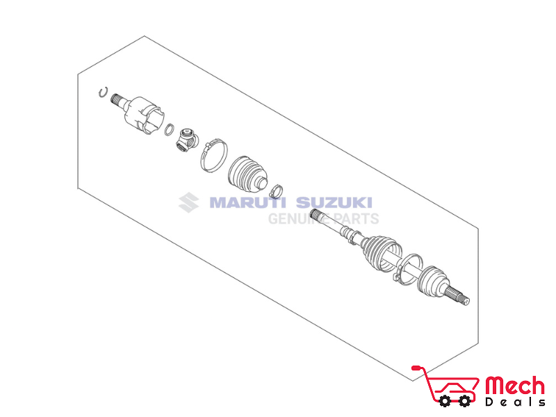 Front Drive Shaft Assembly (Left)