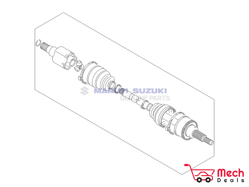 Shaft Assy Front Drive Lh