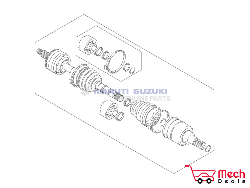 Front Drive Shaft Assembly (Right)