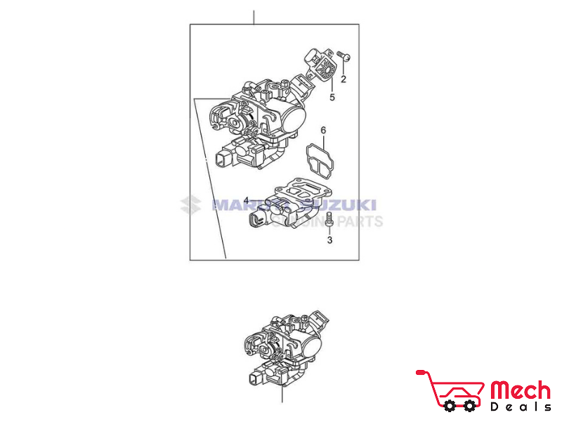 Throttle body on sale alto k10