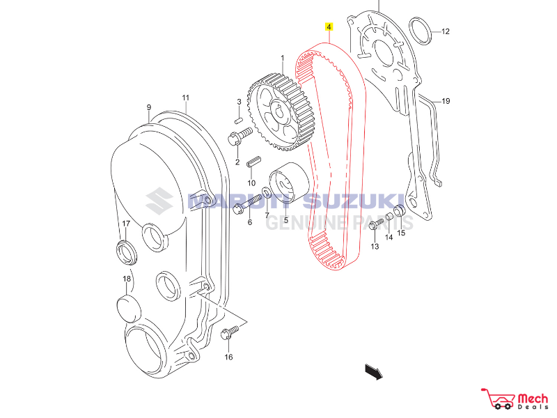 Alto timing 2024 belt price